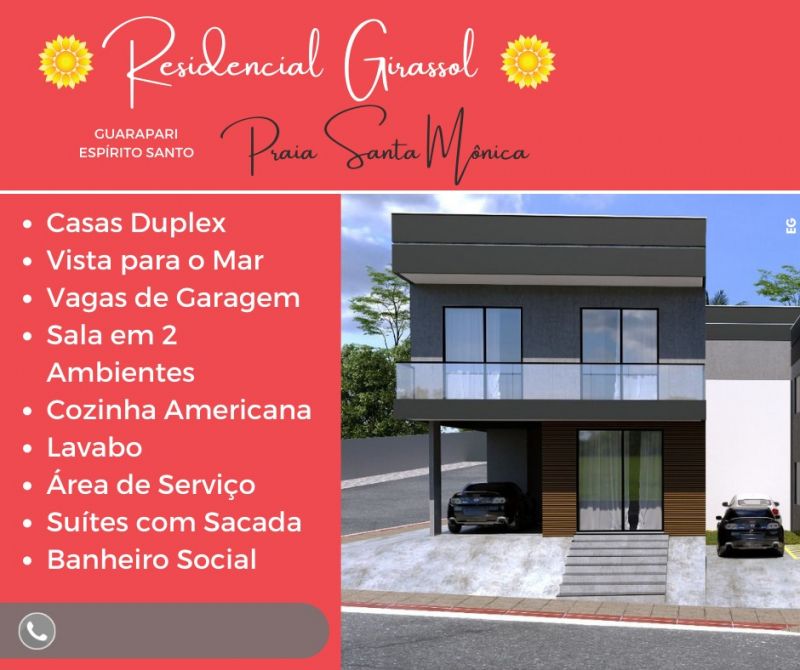  - Casa com 3 quartos, 124,53m², à venda em Guarapari, Santa Mônica